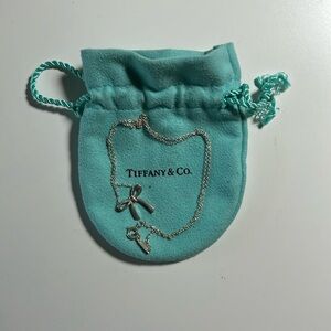 100% Authentic Tiffany Bow Necklace
